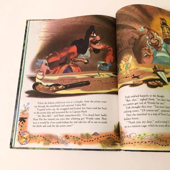 Vintage 1976 Peter Pan A Big Golden Book Walt Disney - Picture 15 of 16